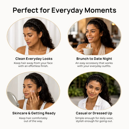 The Wave — Zig-Zag Stretch Hairband