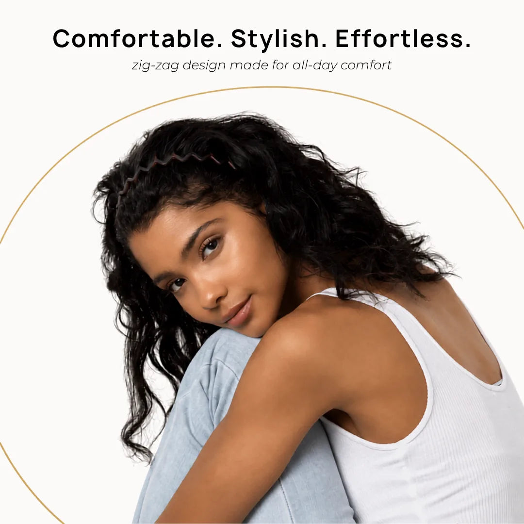 The Wave — Zig-Zag Stretch Hairband