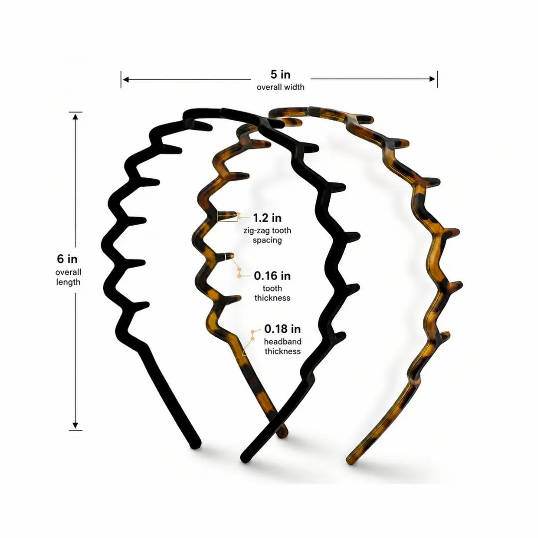 The Wave — Zig-Zag Stretch Hairband